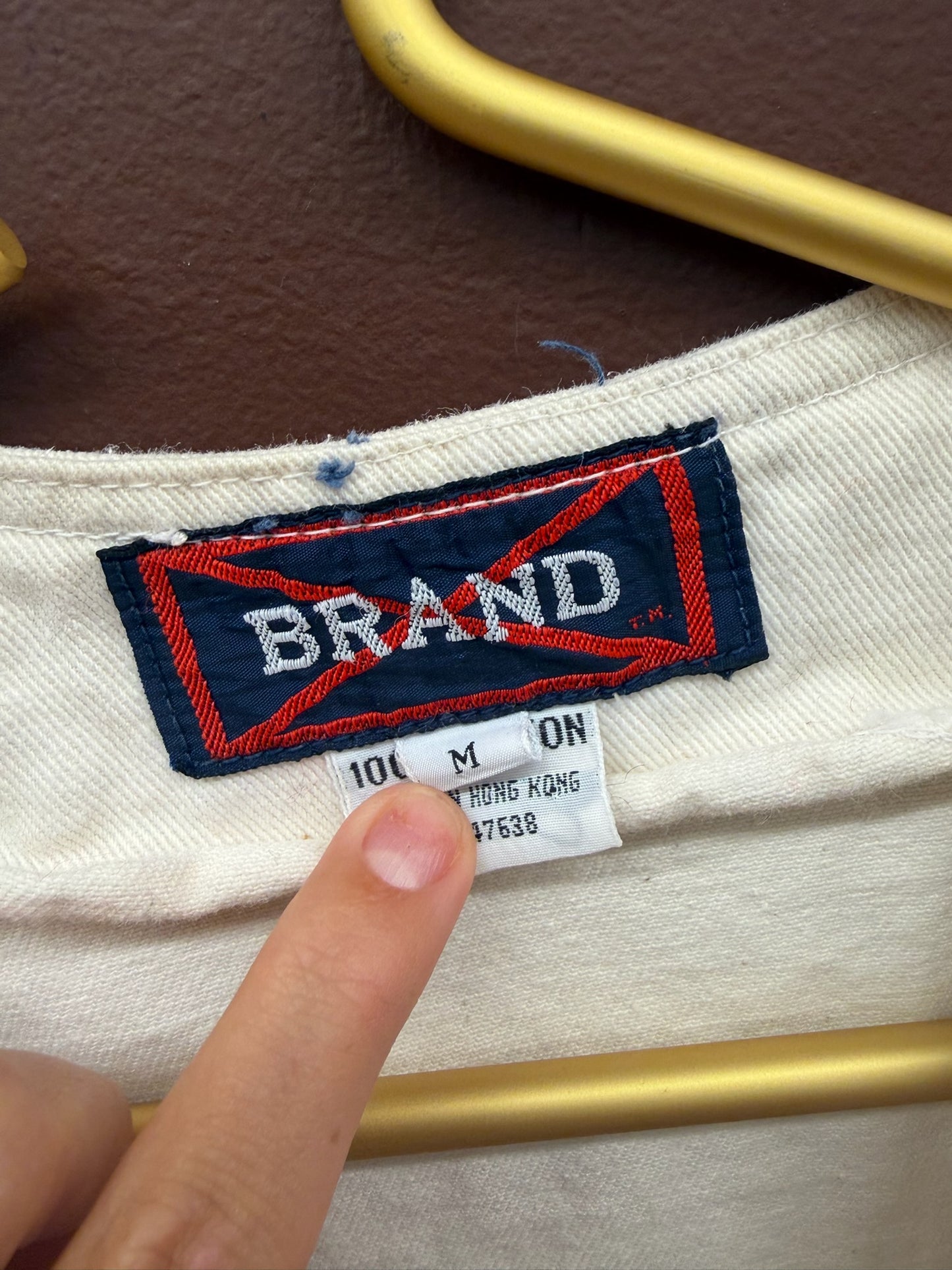 White Denim Vest