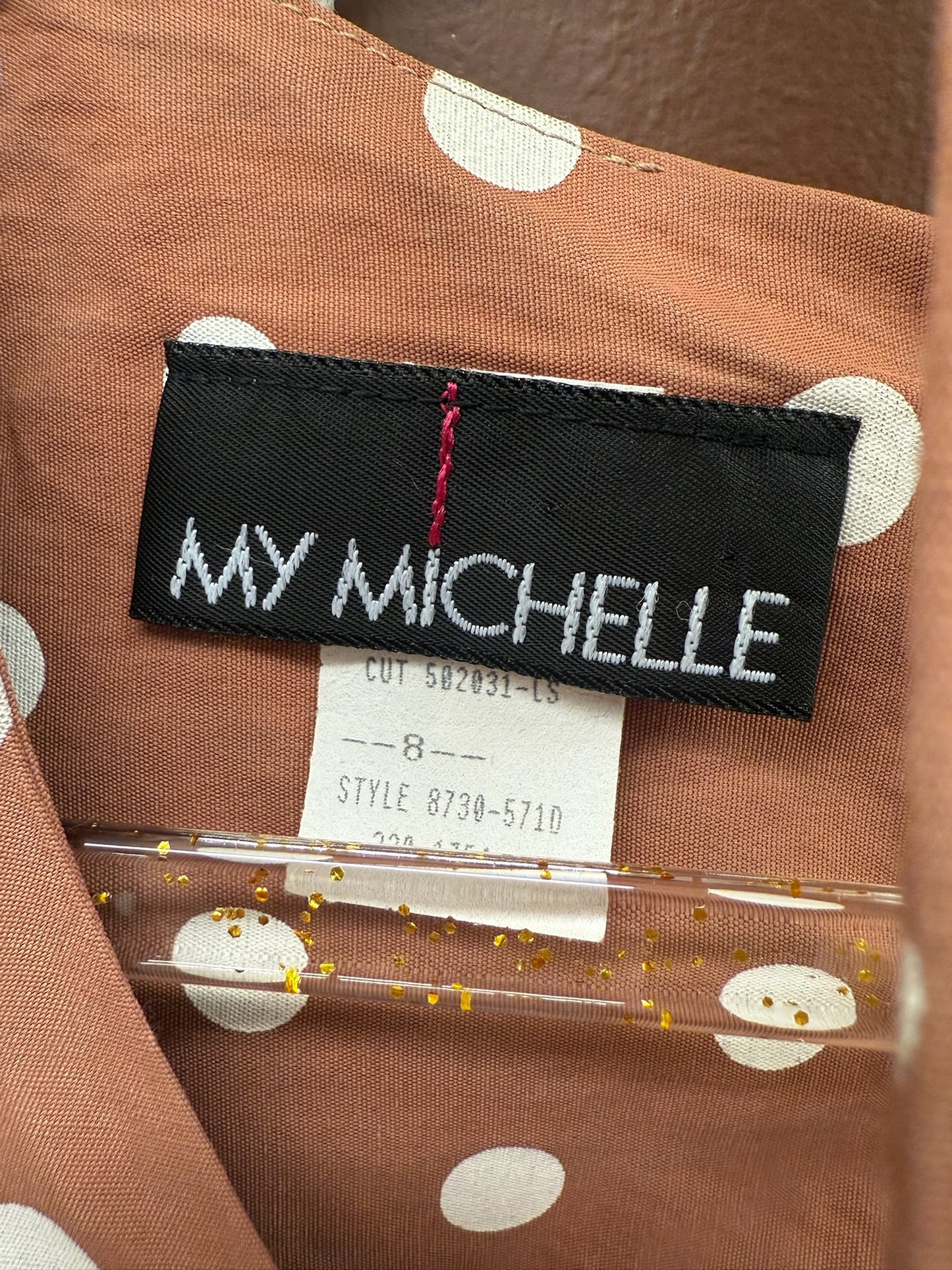 Brown Polka Dot Dress