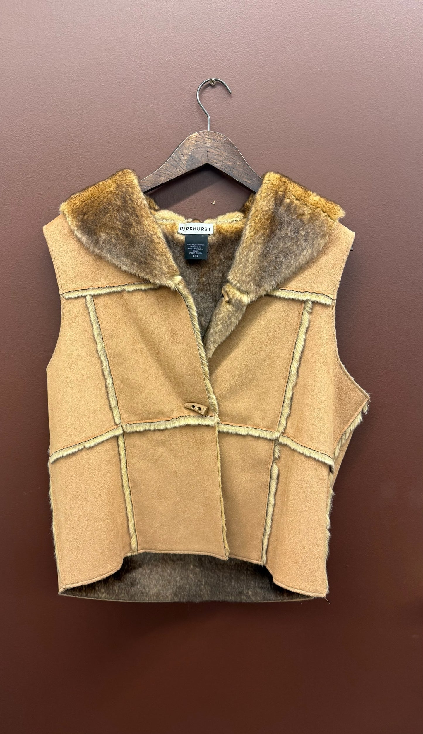 Faux Fur Lined Vest