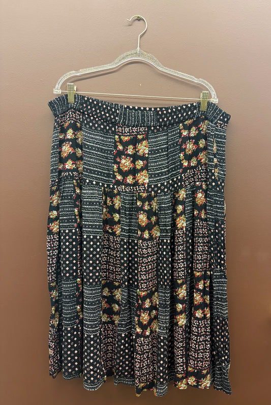 Patchwork Peasant Skirt