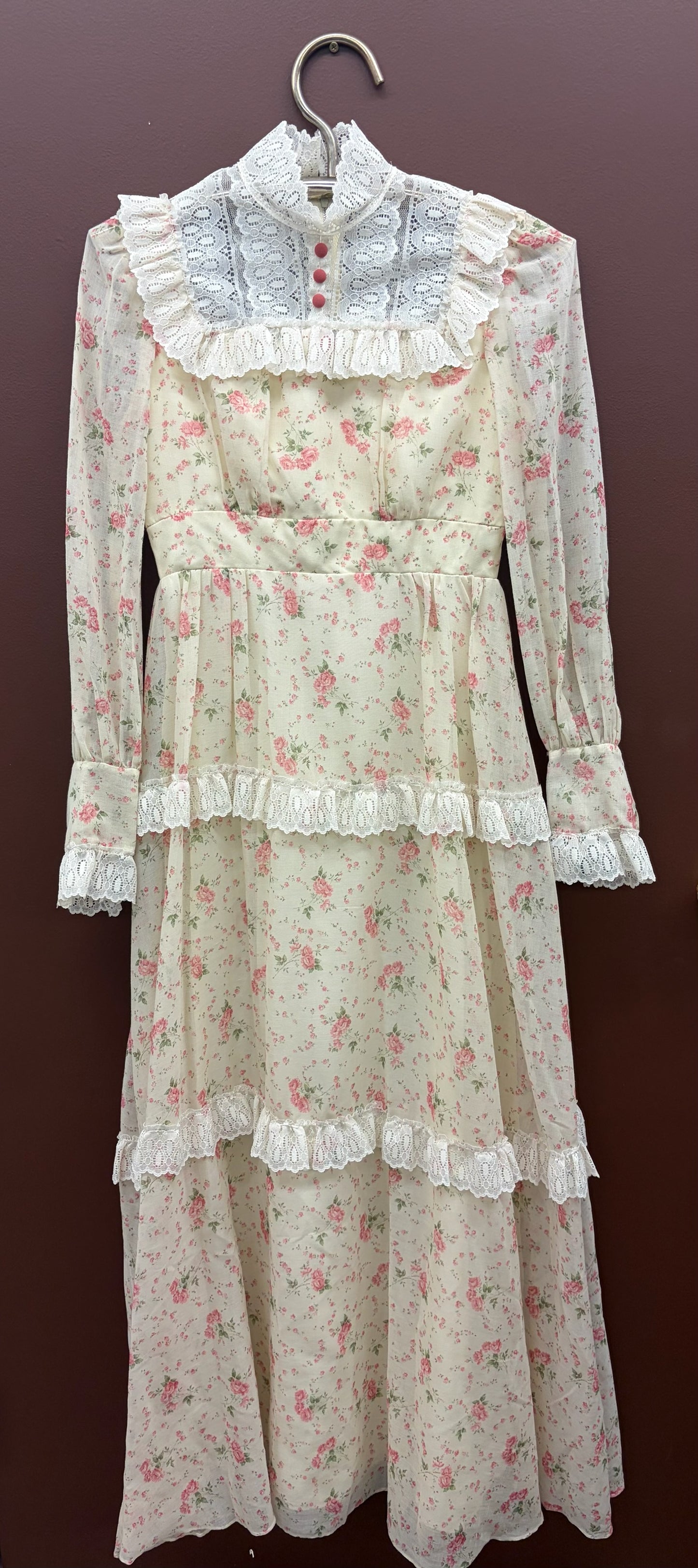 70’s Prairie Prom Dress