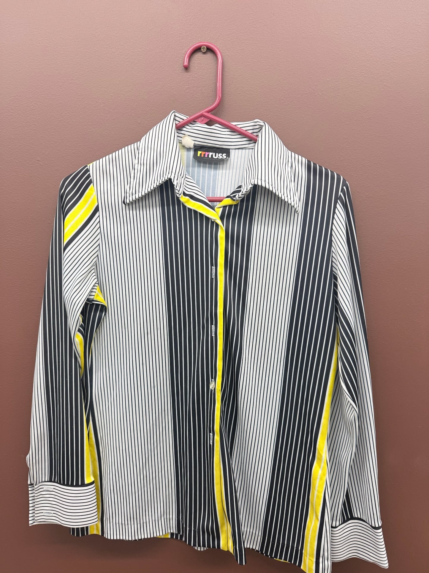 Y2K Striped Blouse