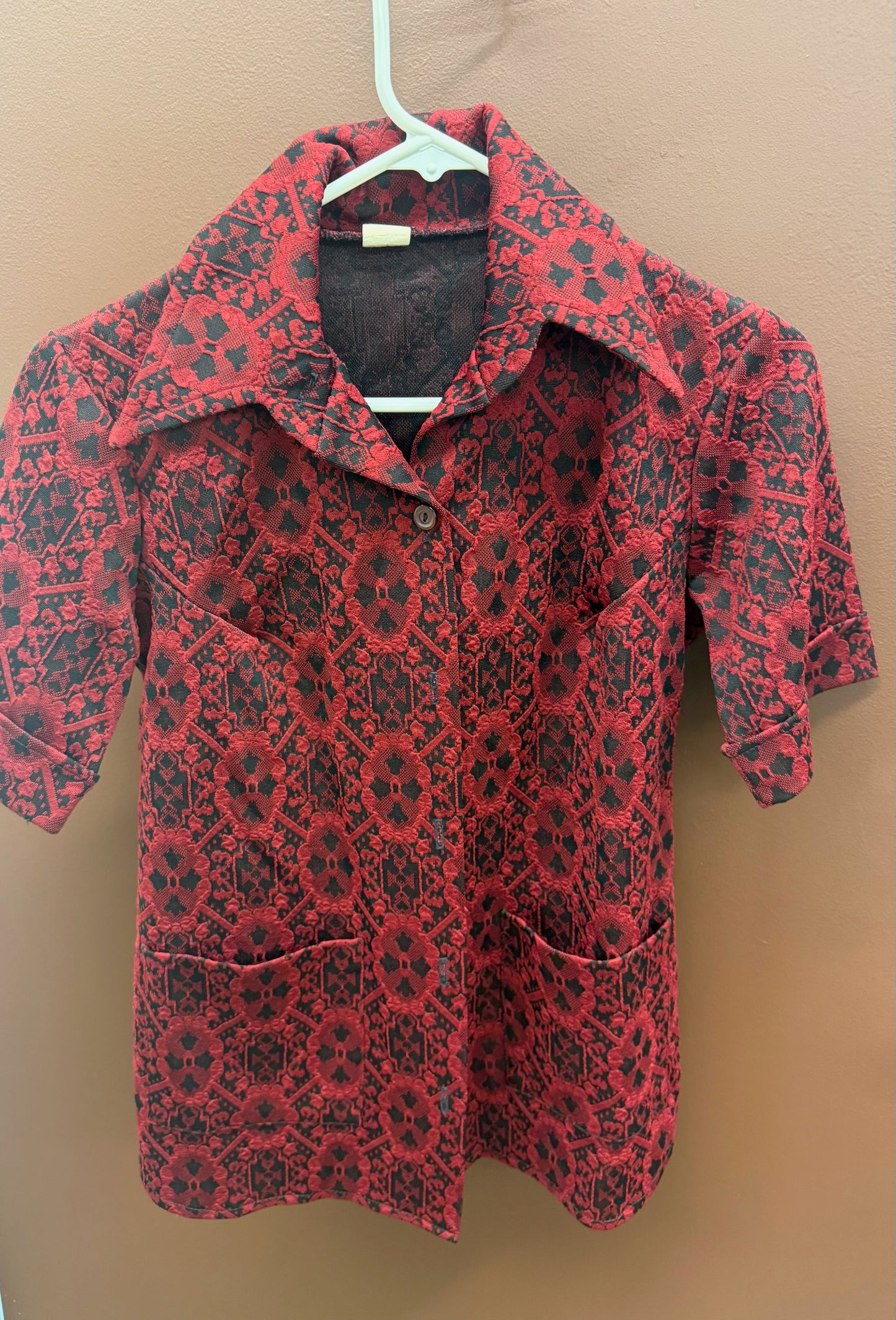 1970s Butterfly Collar Top