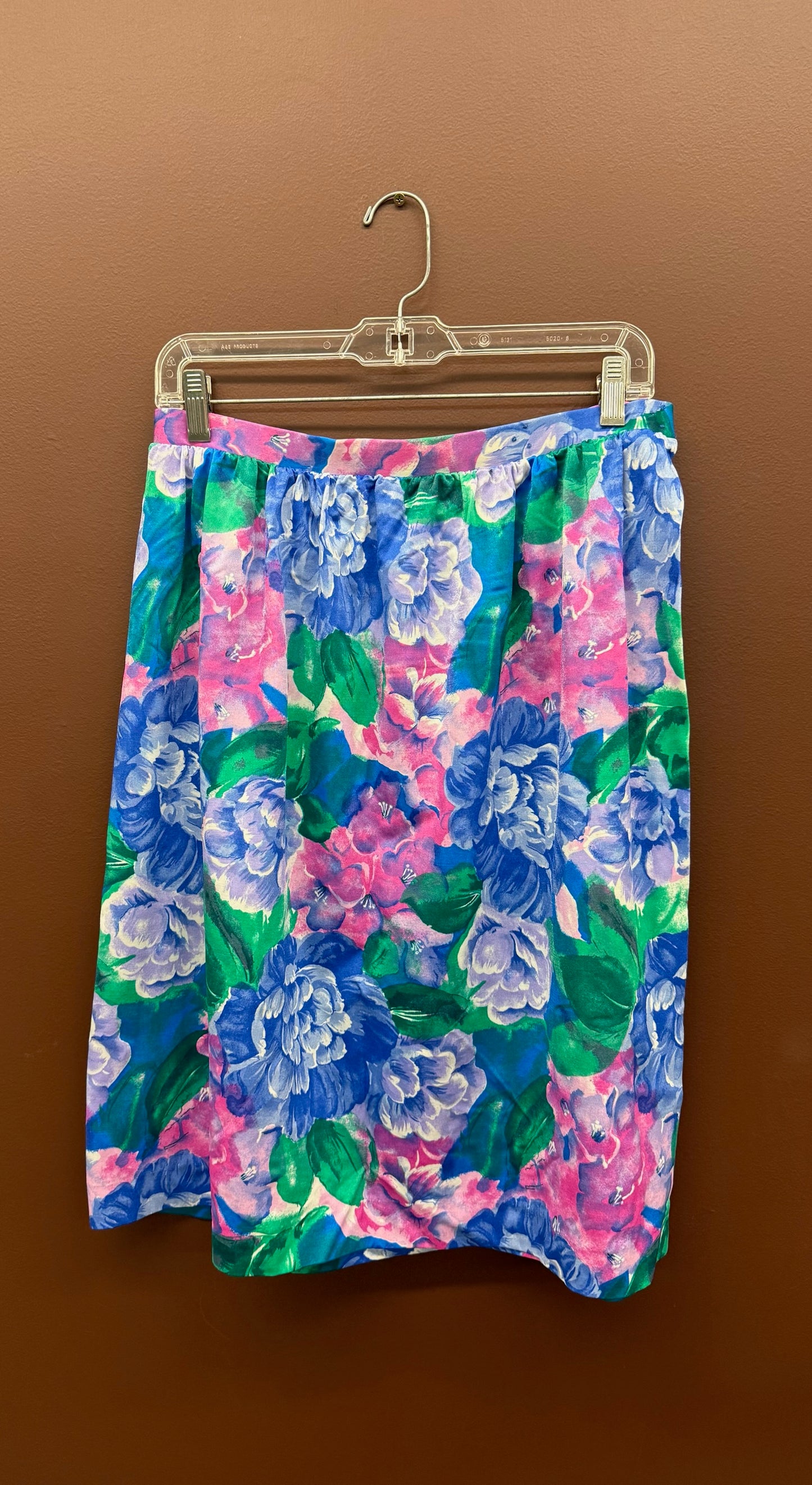 Watercolor Floral Skirt
