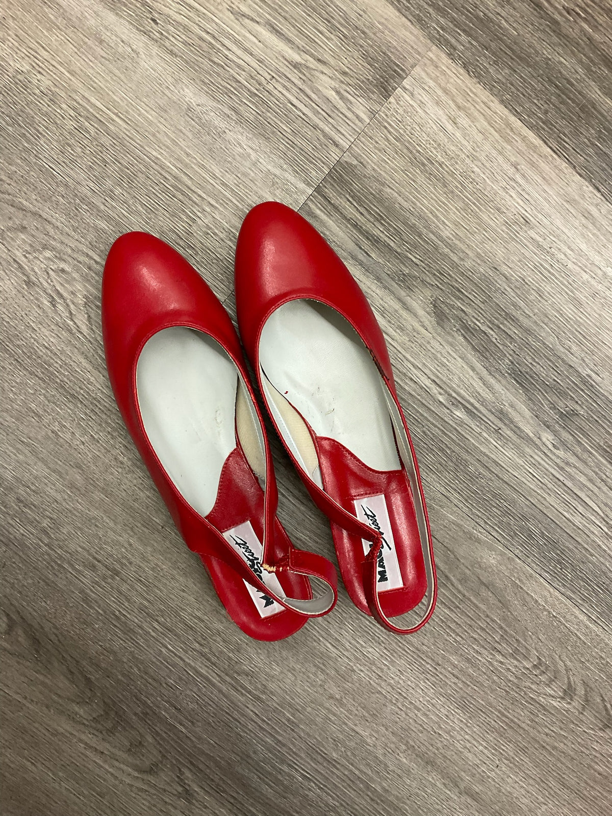 80’s Red Slingbacks