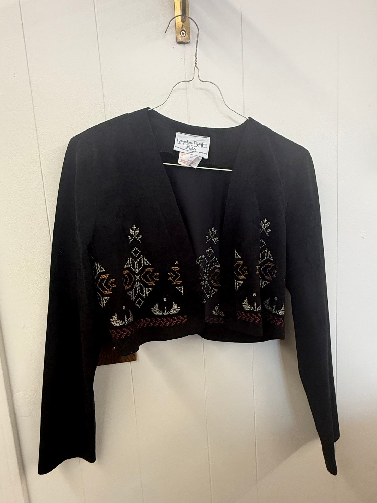 Embroidered Crop Jacket