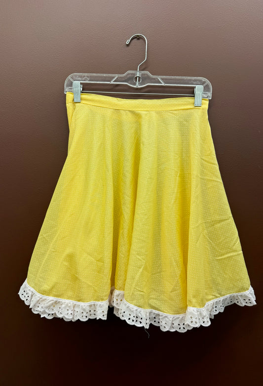 Yellow Polka Dot Skirt