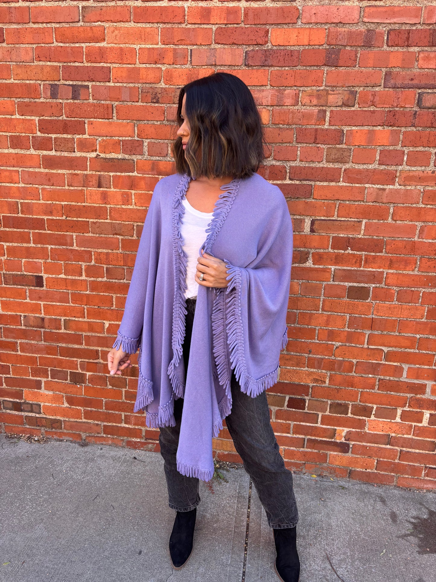 Purple Poncho
