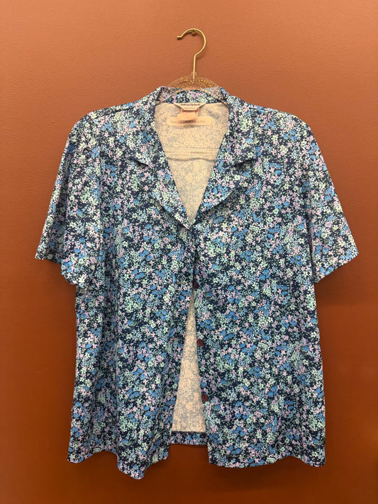 Lavender Fields Button Up