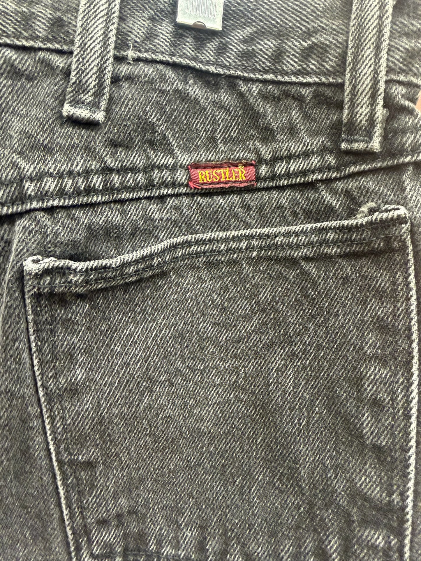 Vintage Black Rustler Denim