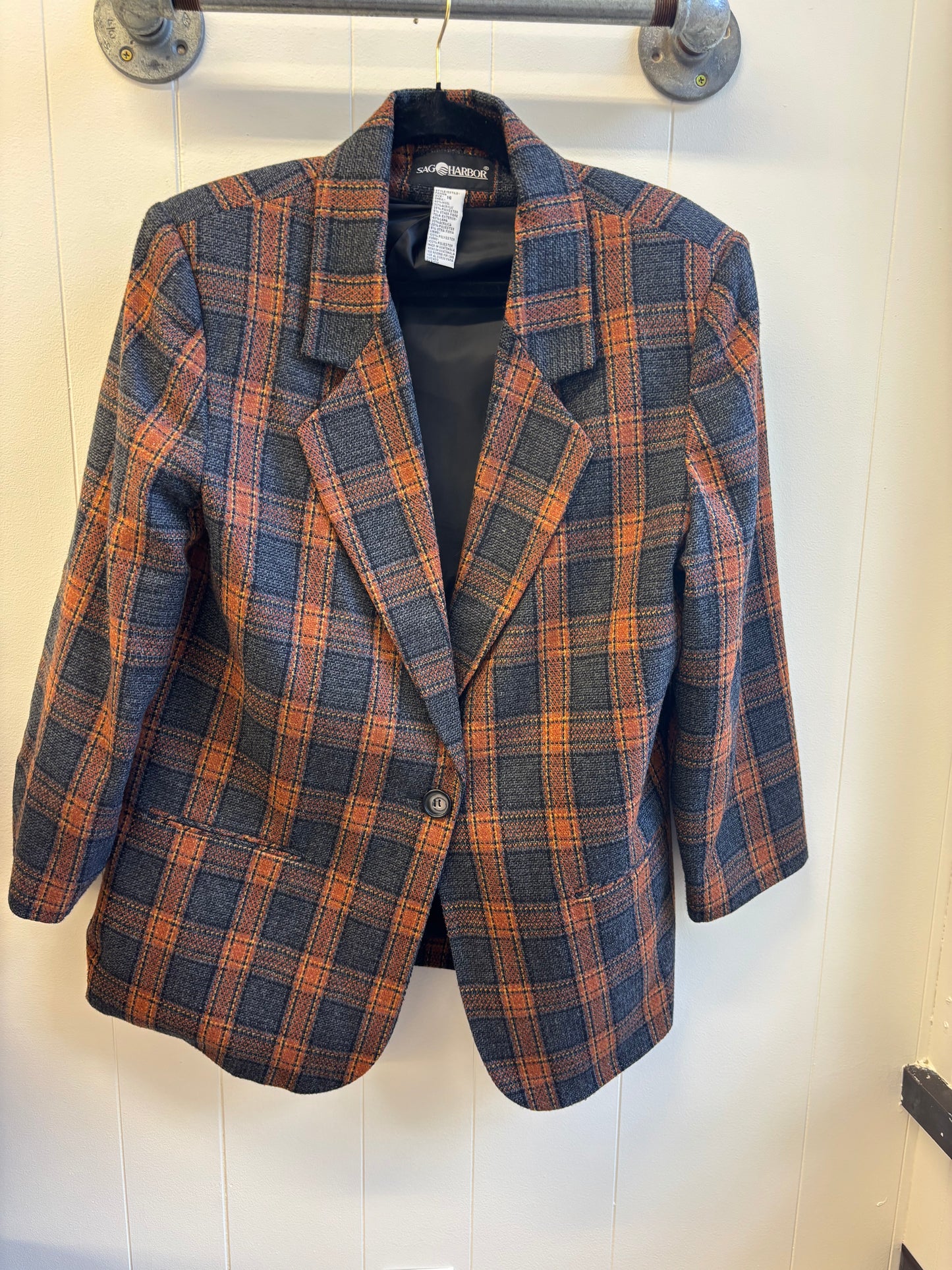 Navy & Camel Blazer