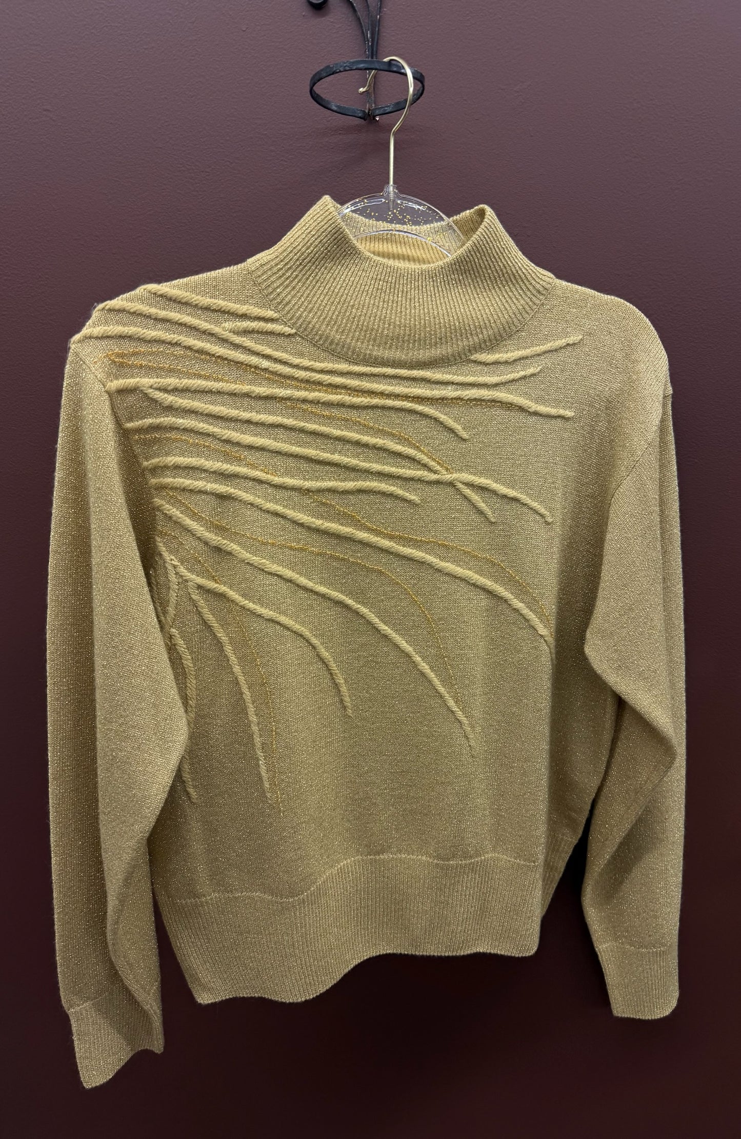Metallic Gold Sweater