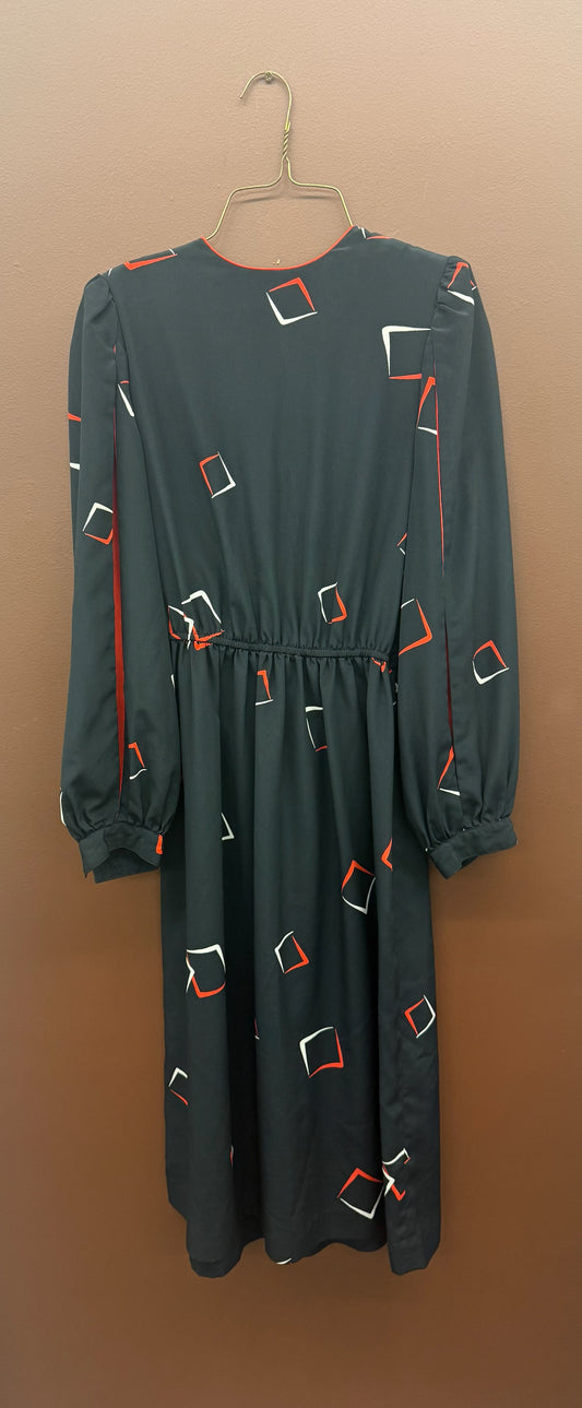 Black Geometric Dress