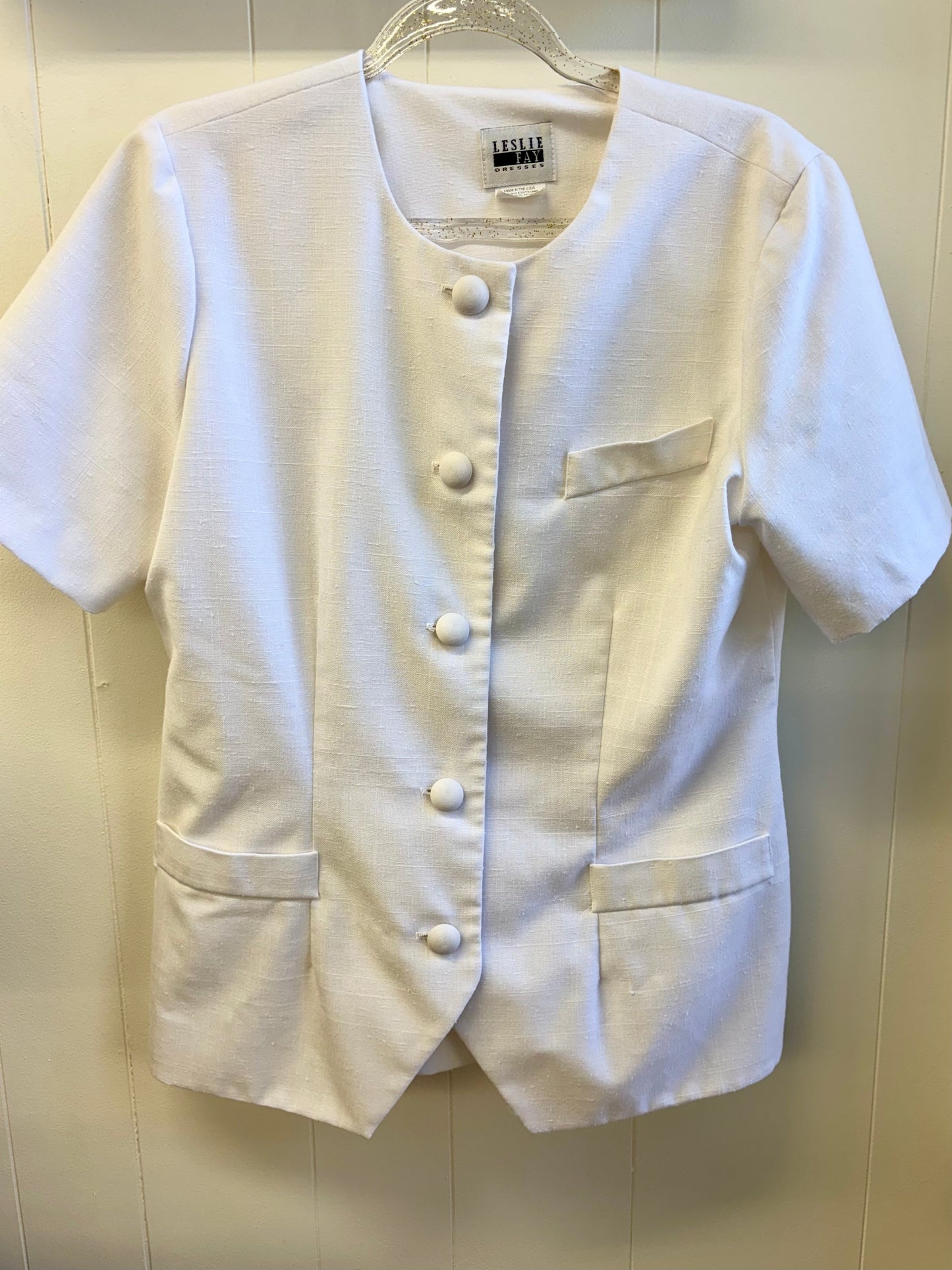 Notched 80s Women’s Blazer