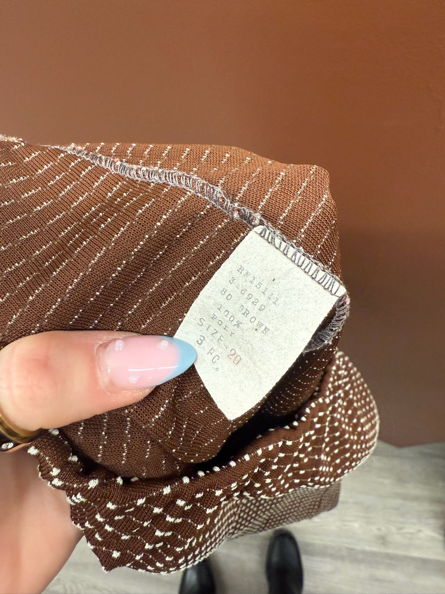 Brown Polka Dot Skirt