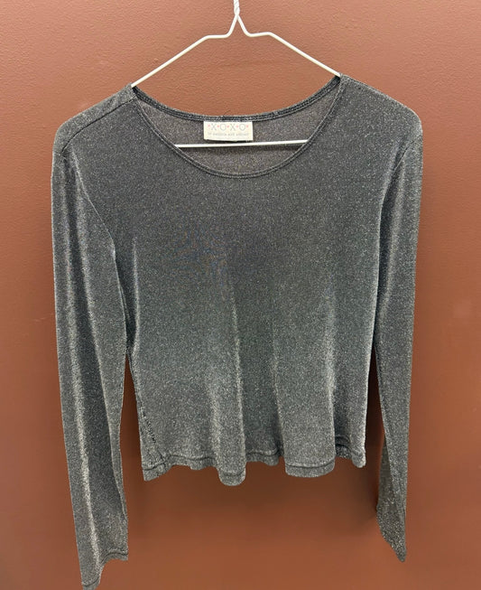 Grey Sparkle Top