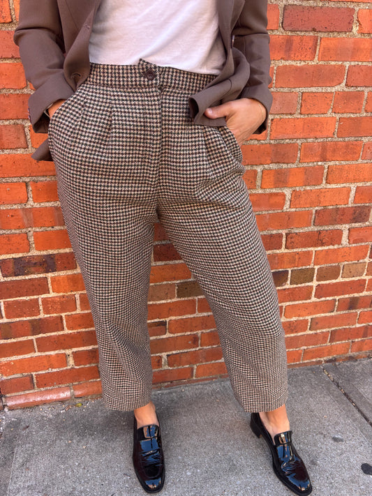 Tweed Ankle Trousers