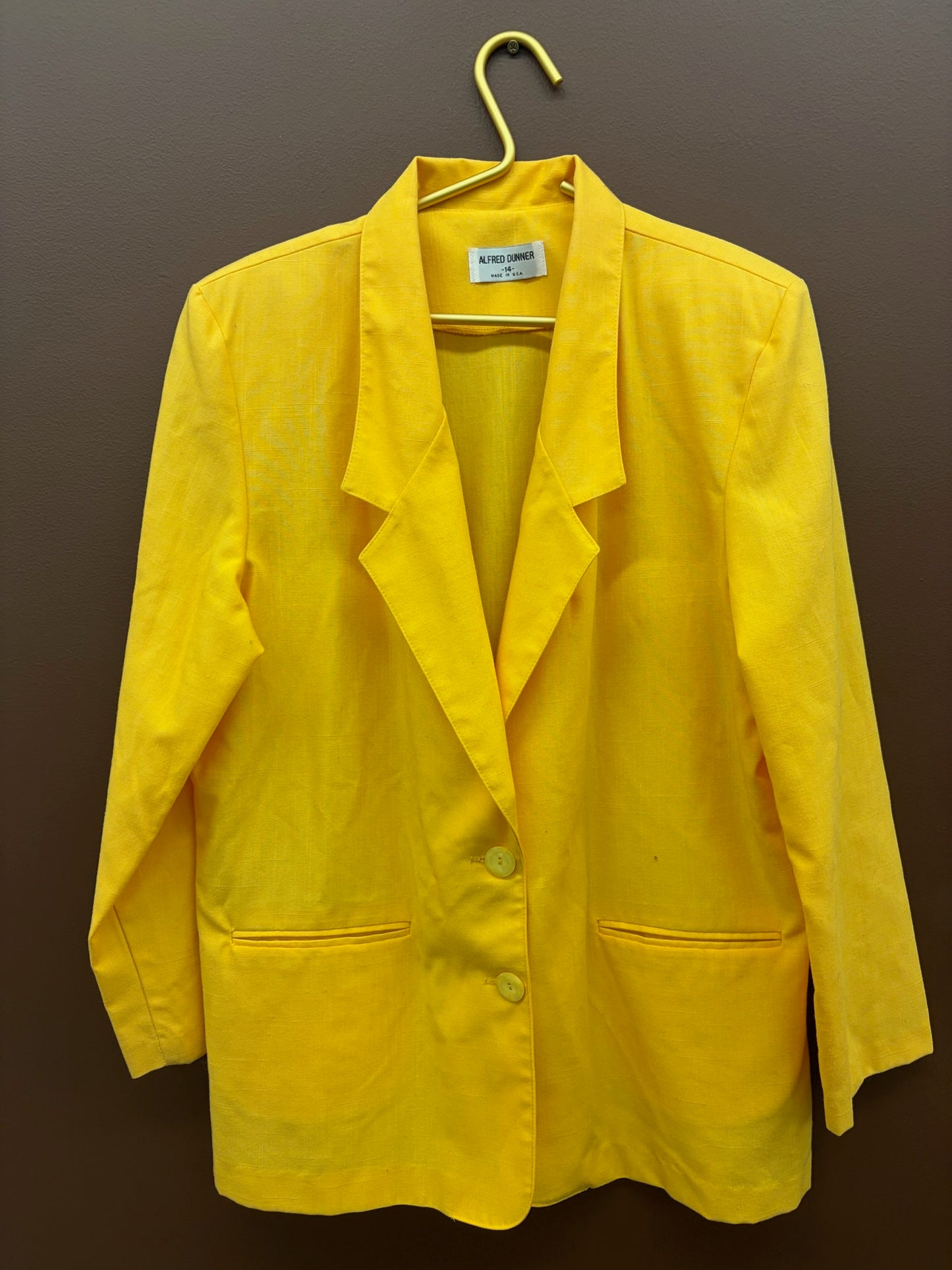 Yellow Summer Blazer