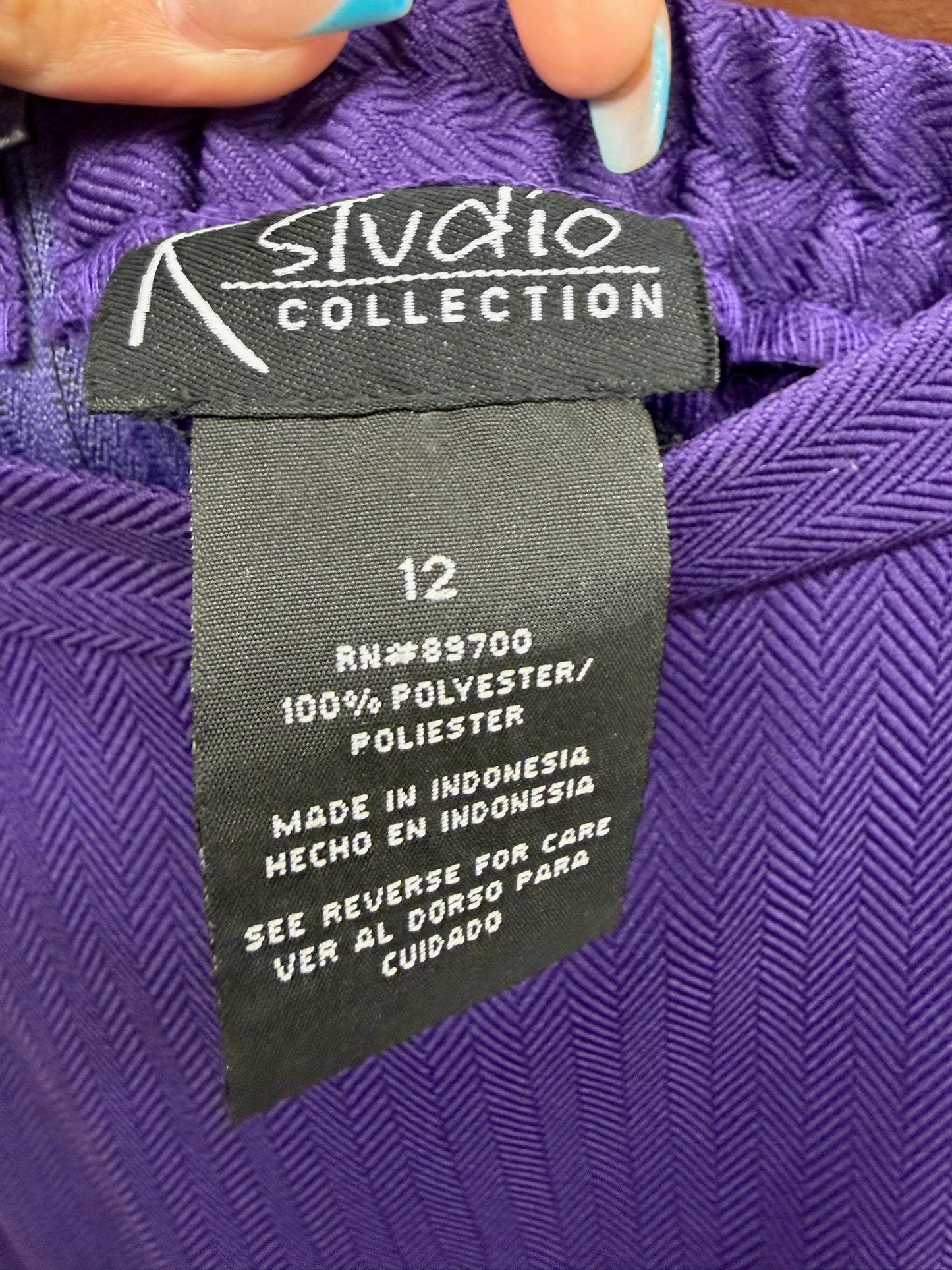 Indigo Pencil Skirt