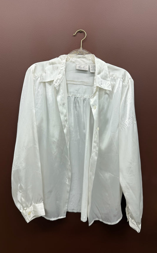 Ivory Silky Blouse