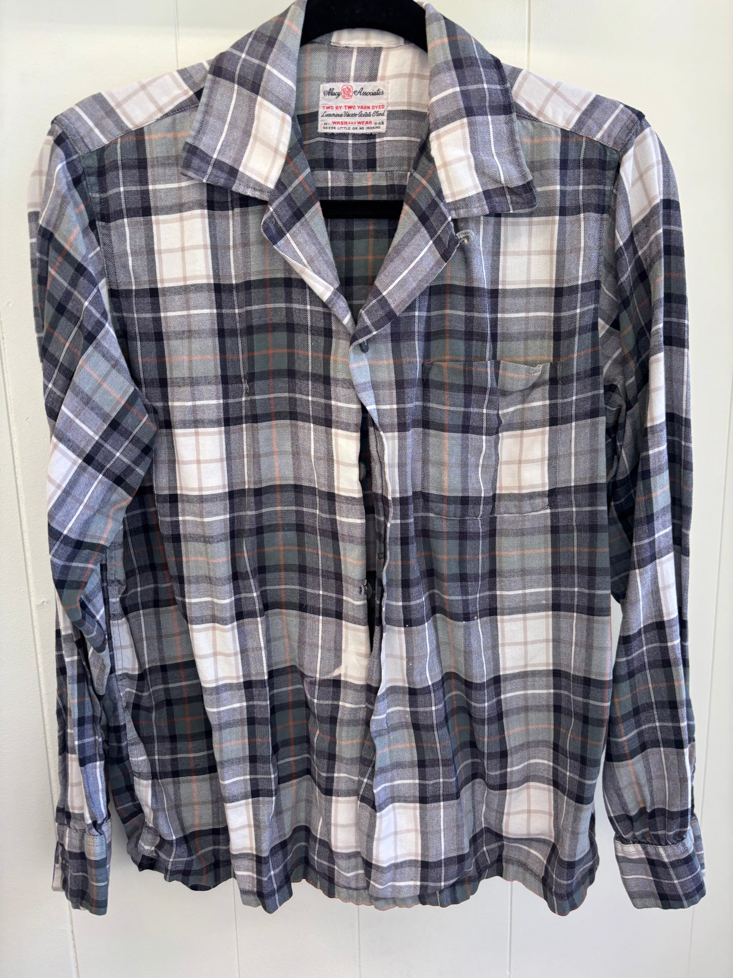 Vintage Blue Plaid