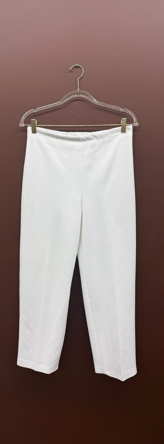White Ankle Slacks