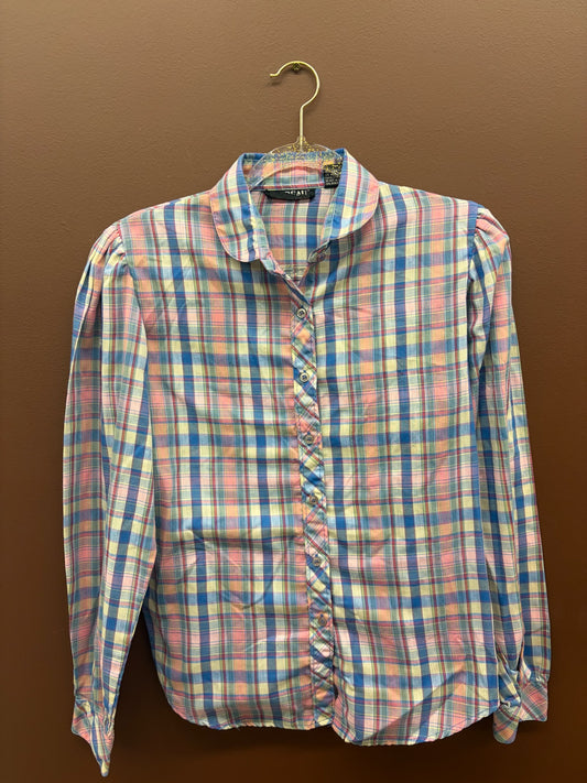Rose & Blue Plaid