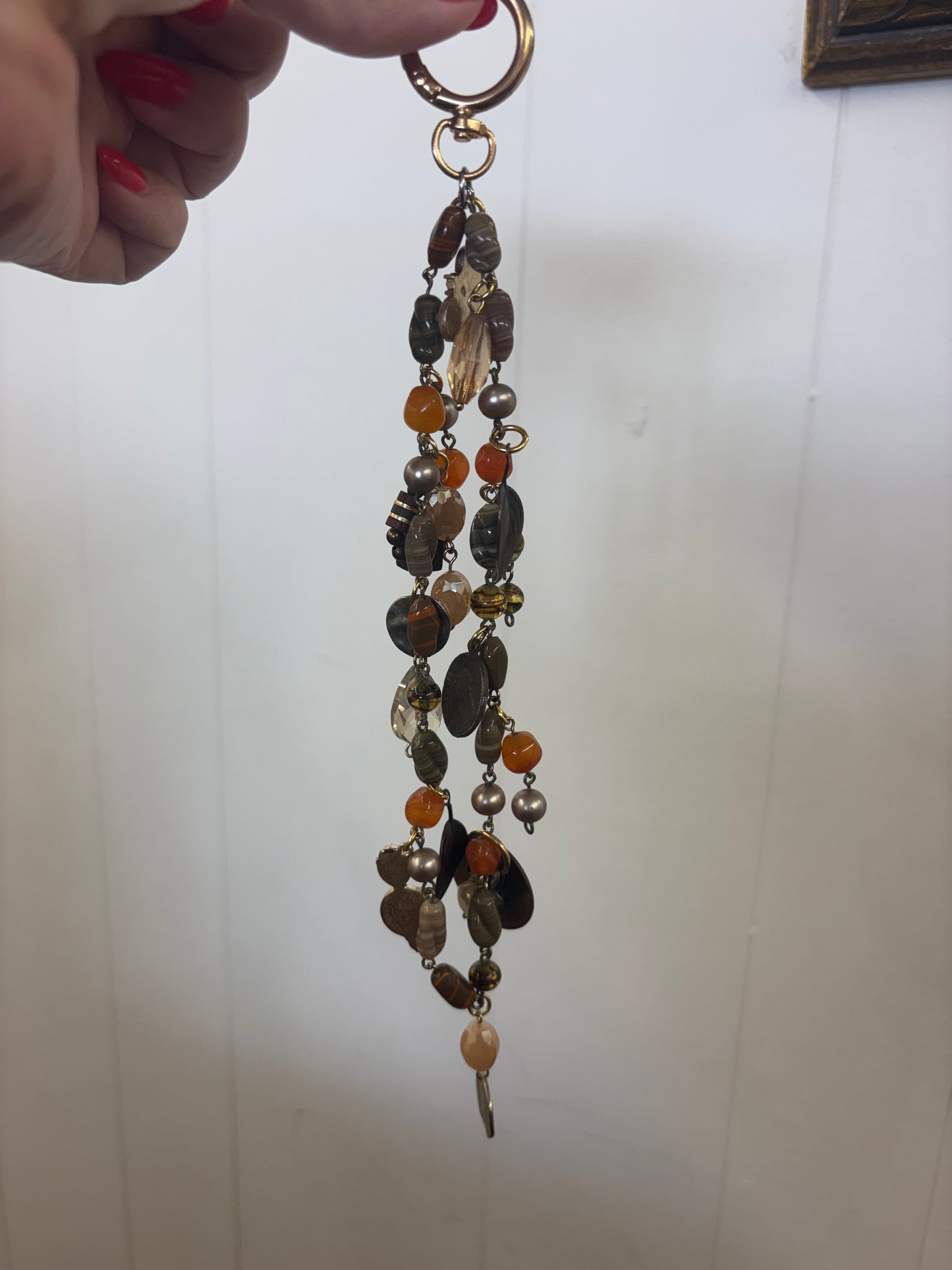 Vintage Jewelry Keychain - Autumn
