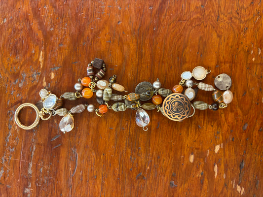 Vintage Jewelry Keychain - Autumn