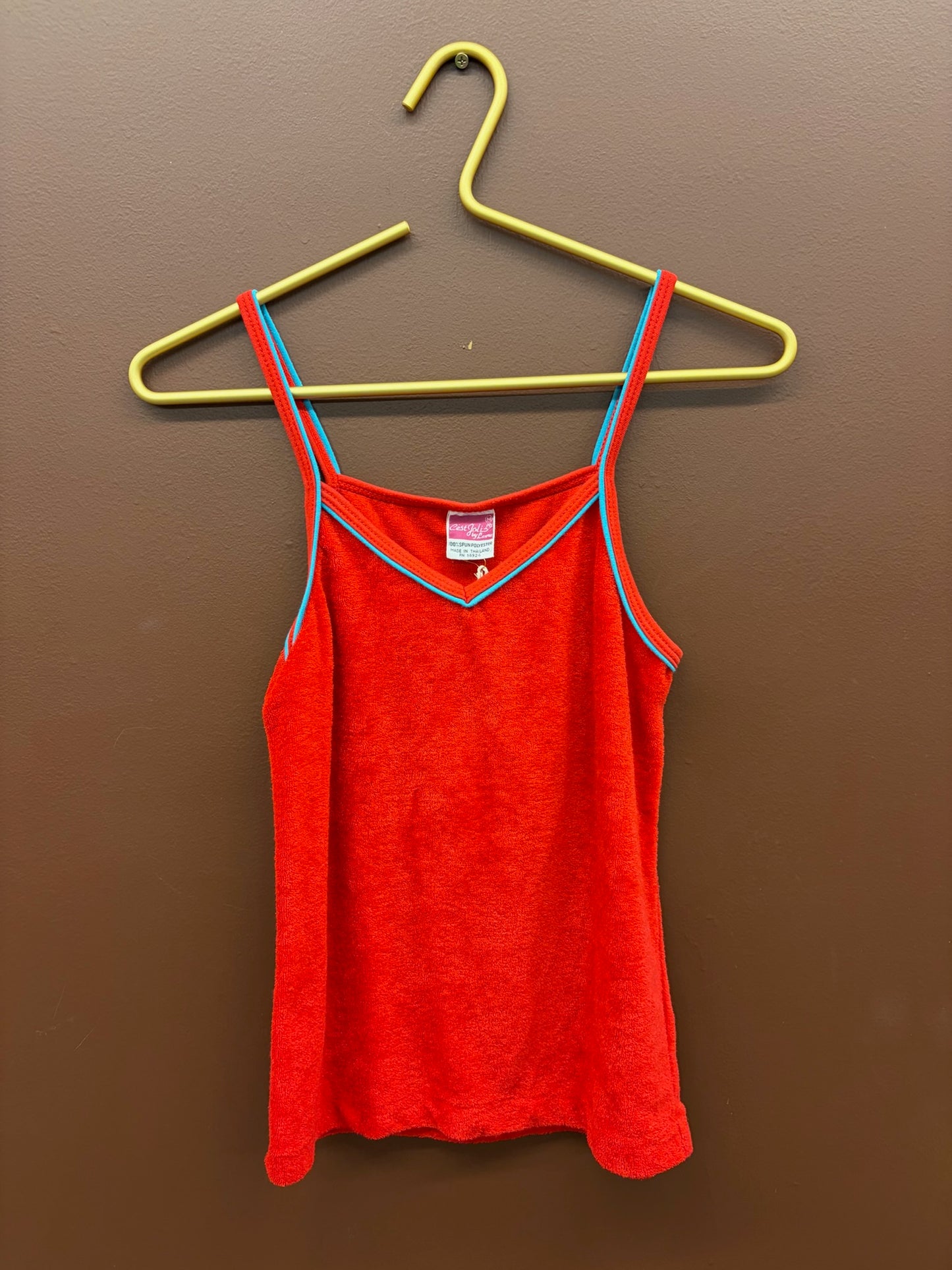70’s Red Terry Athletic Set