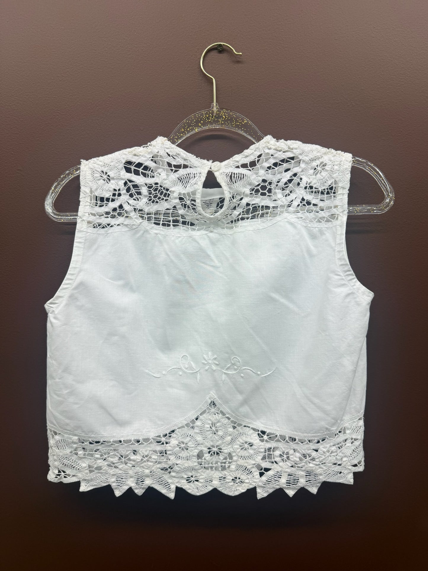 Handmade Lace Crop Top