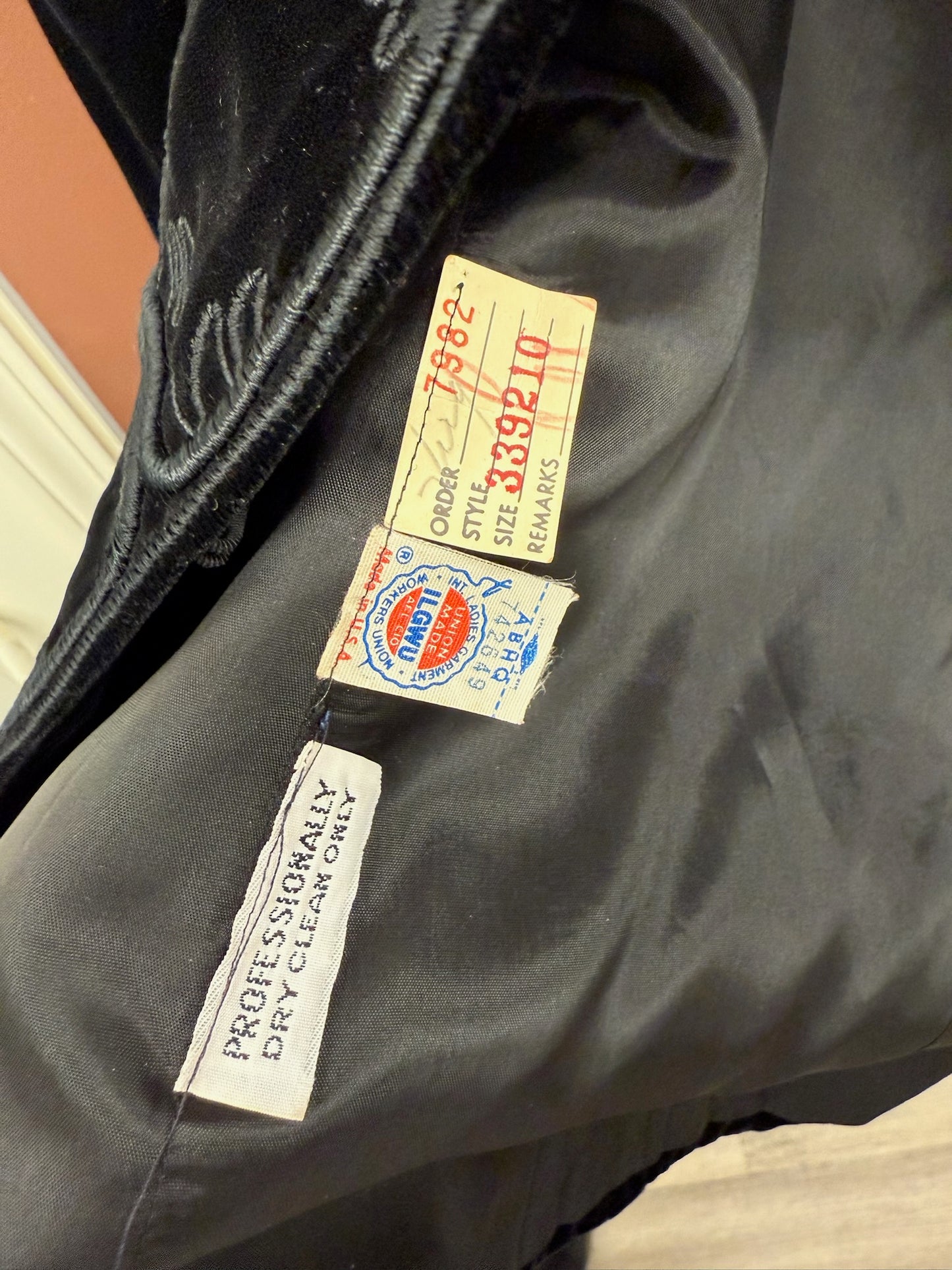 Vintage Gloria Sachs Velvet Jacket