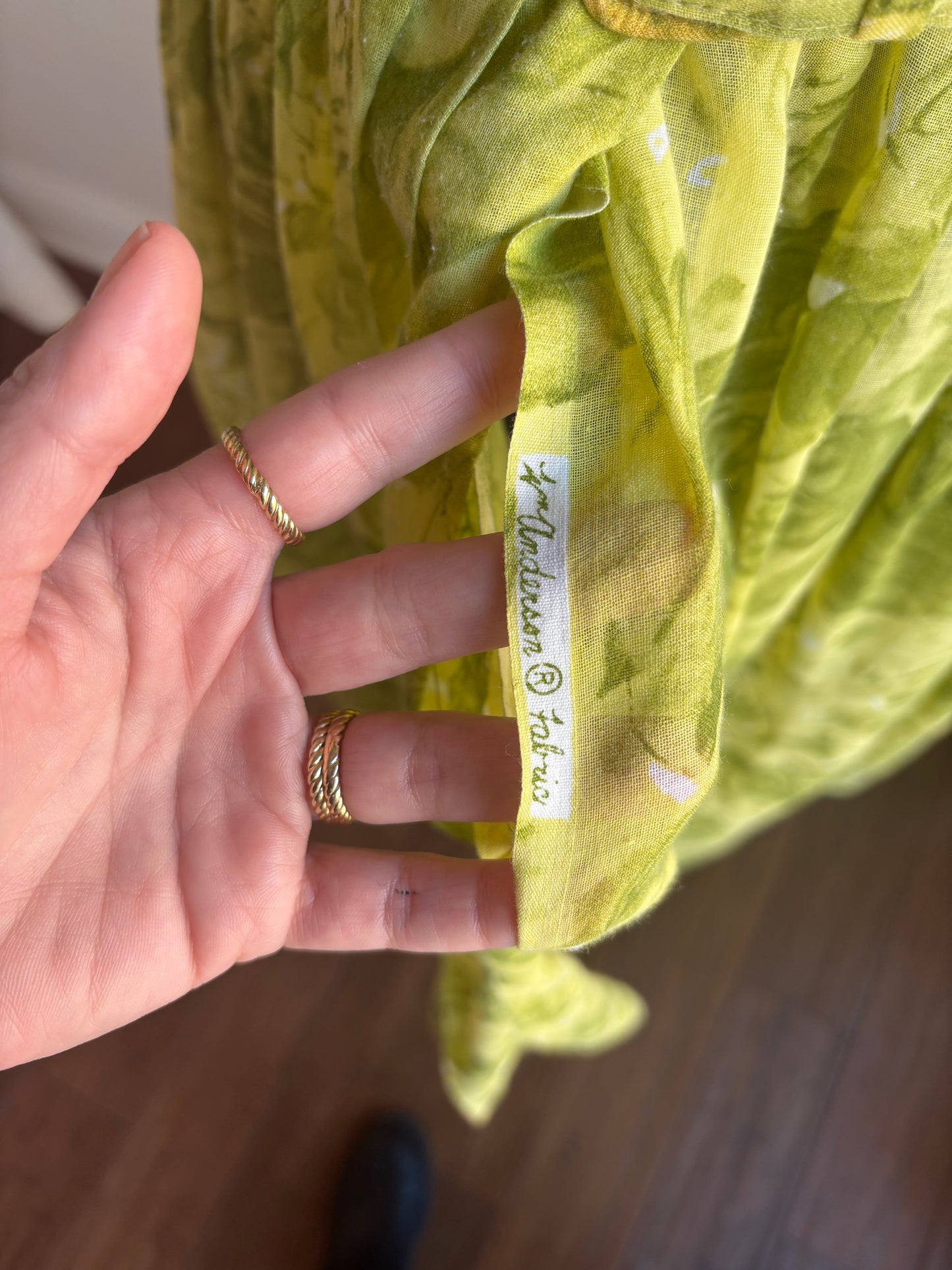 1950’s Lime Green Floral Dress