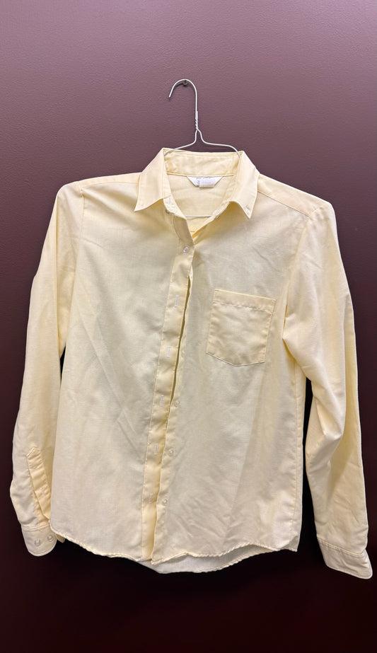 Yellow Long Sleeve Button Up