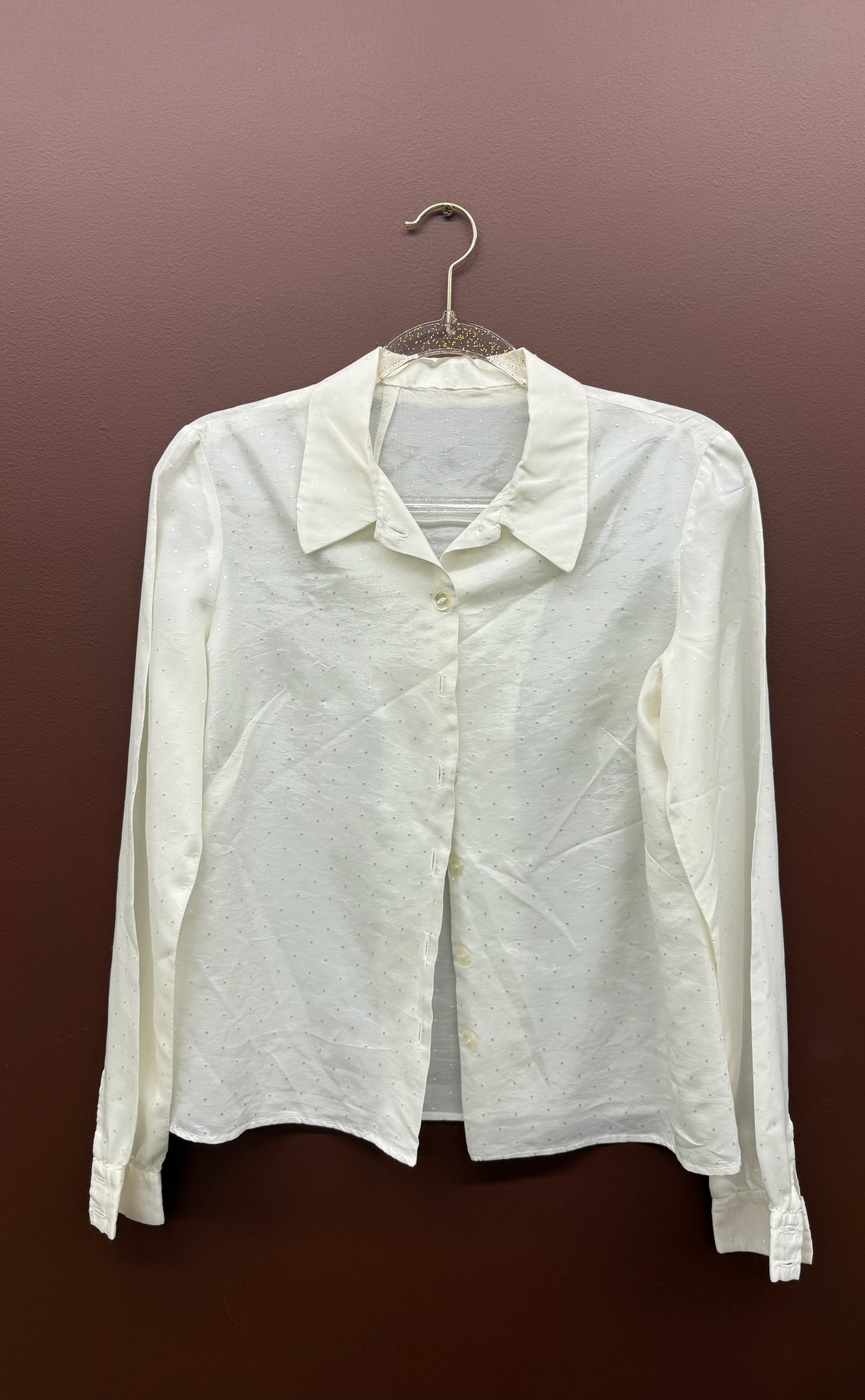 Dotted Swiss Button Up