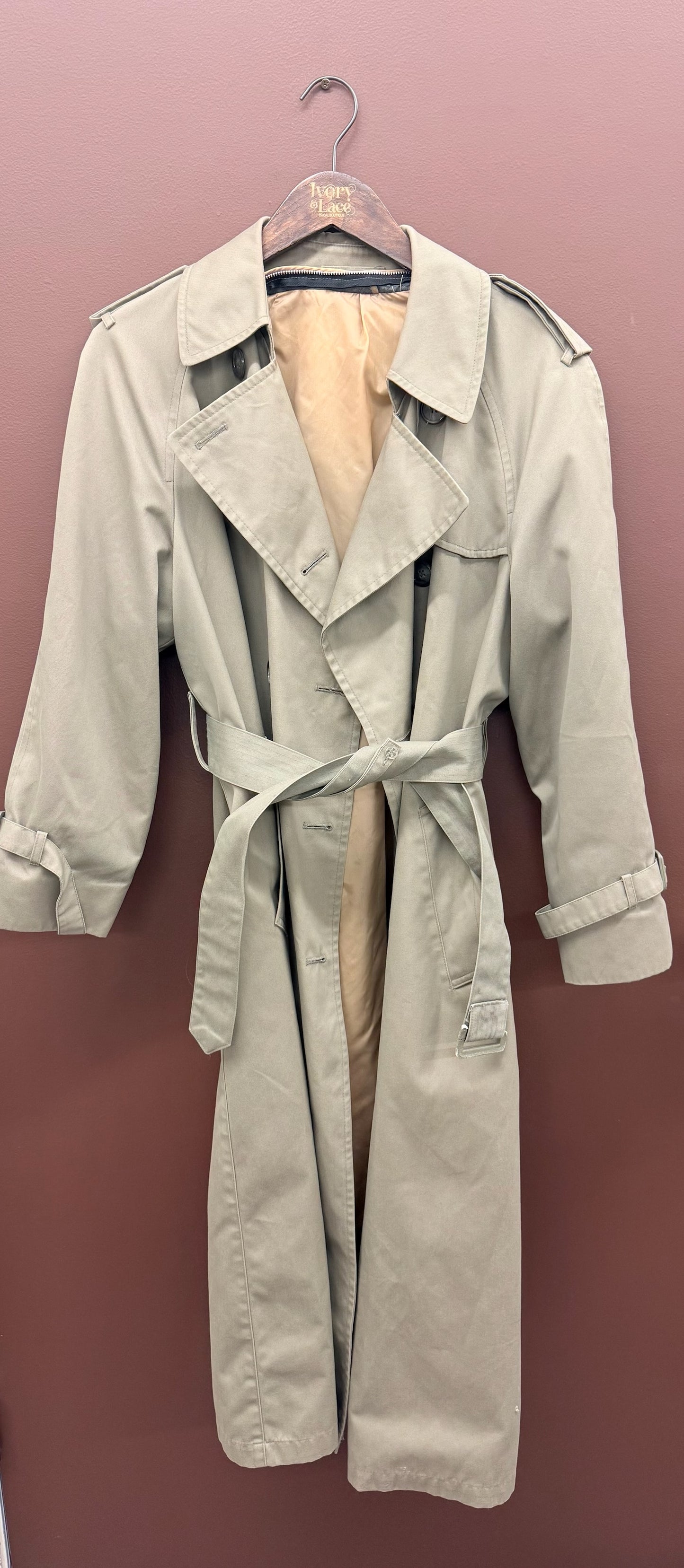 Vintage Tan Trenchcoat
