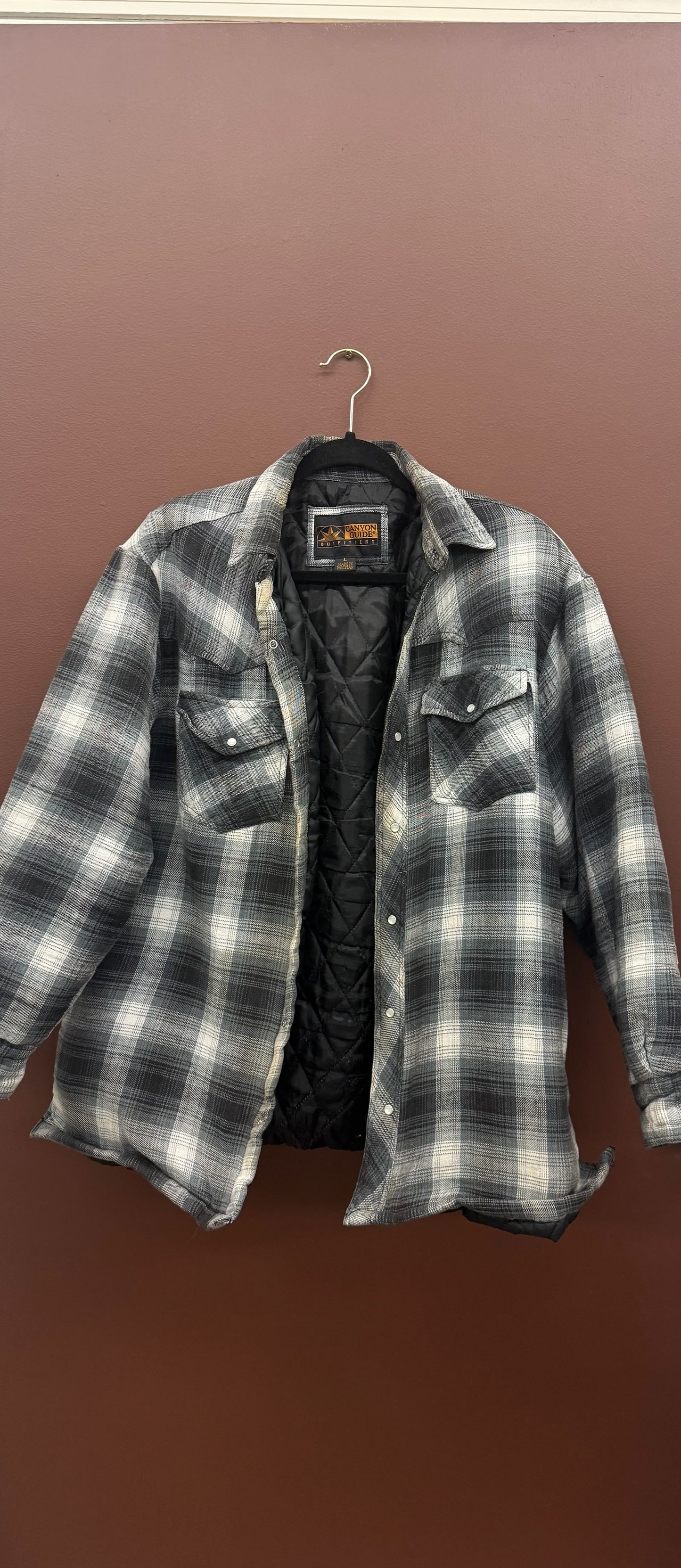 Black & White Heavy Weight Flannel Jacket