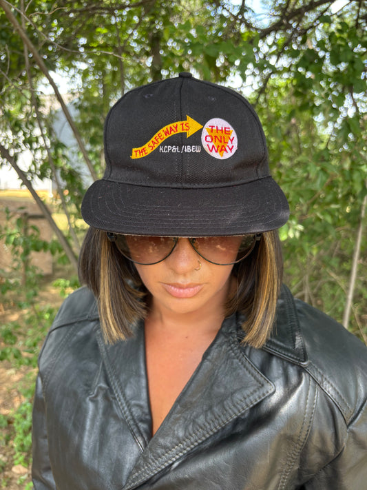 Safe Way is the Only Way Vintage Hat