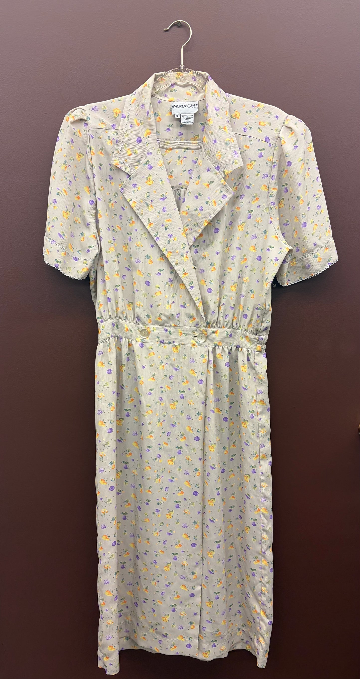 Field of Flowers Khaki Dress