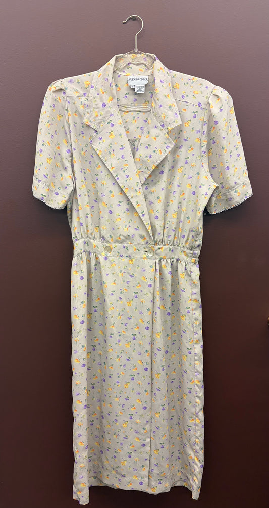 Field of Flowers Khaki Dress