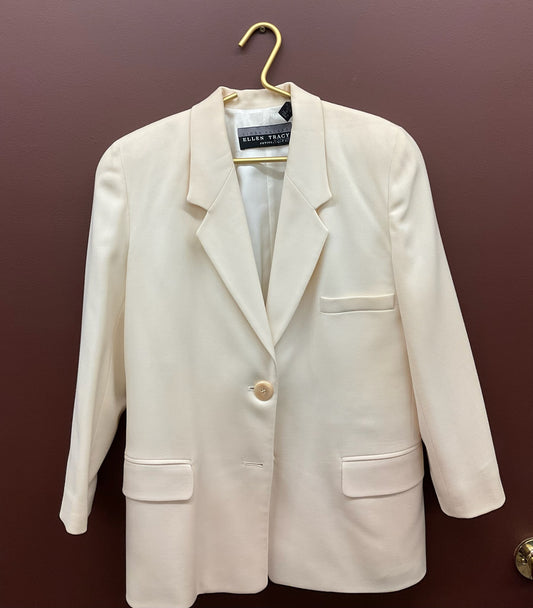 Vintage Ellen Tracy Ivory Blazer