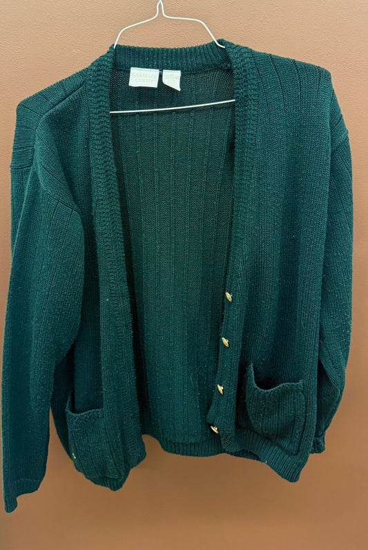 Hunter Green Cardigan