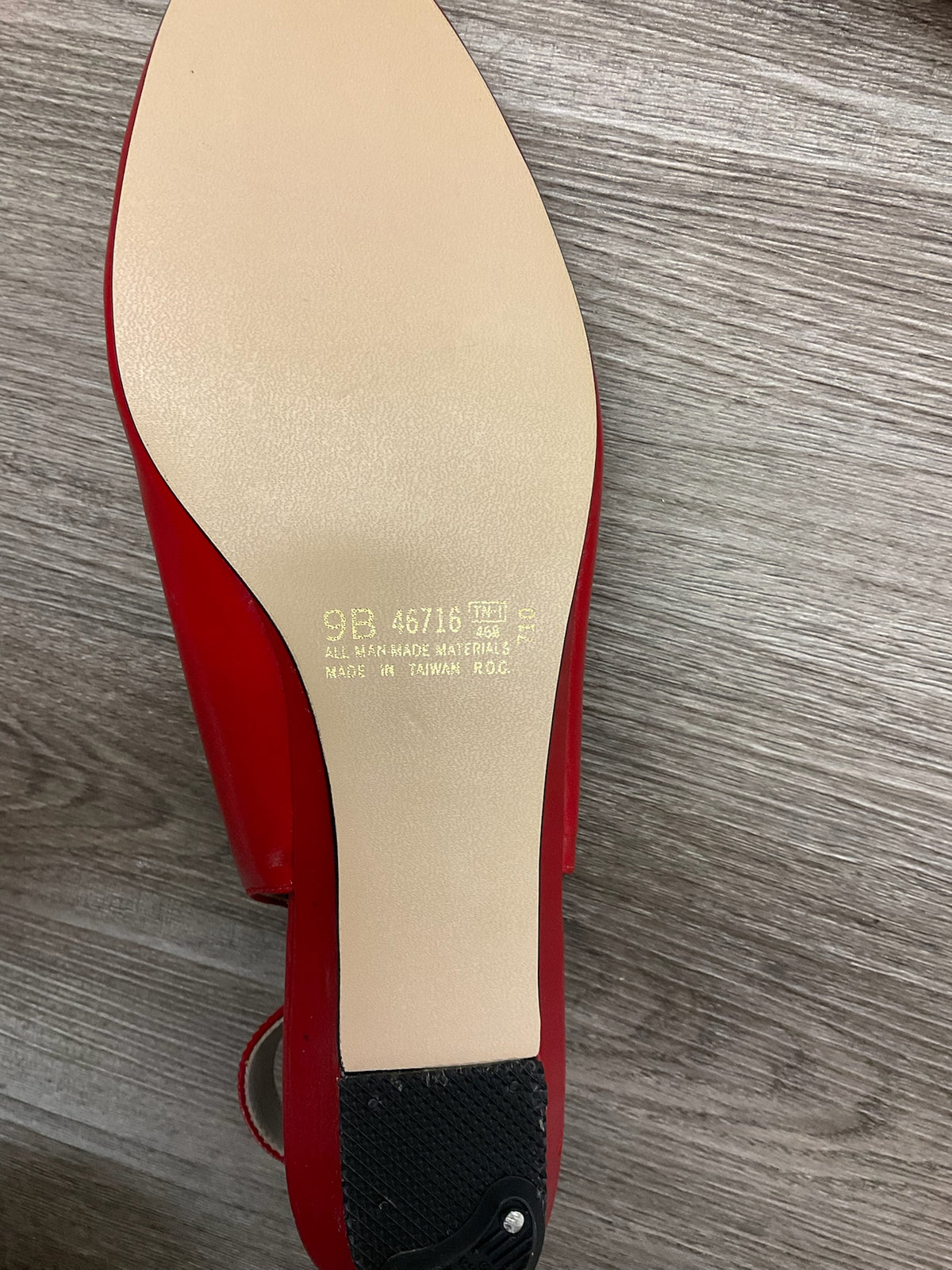 80’s Red Slingbacks