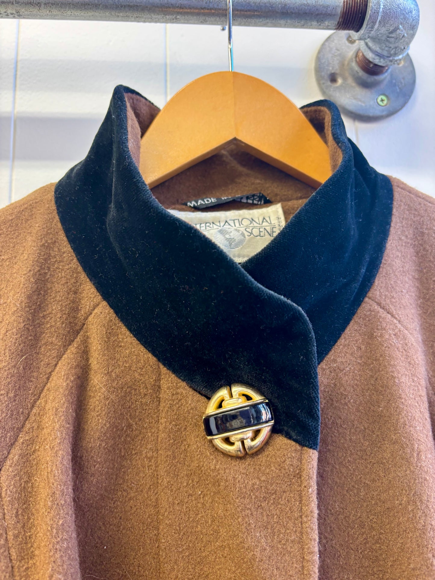 Wool Blend Russian Swing Coat