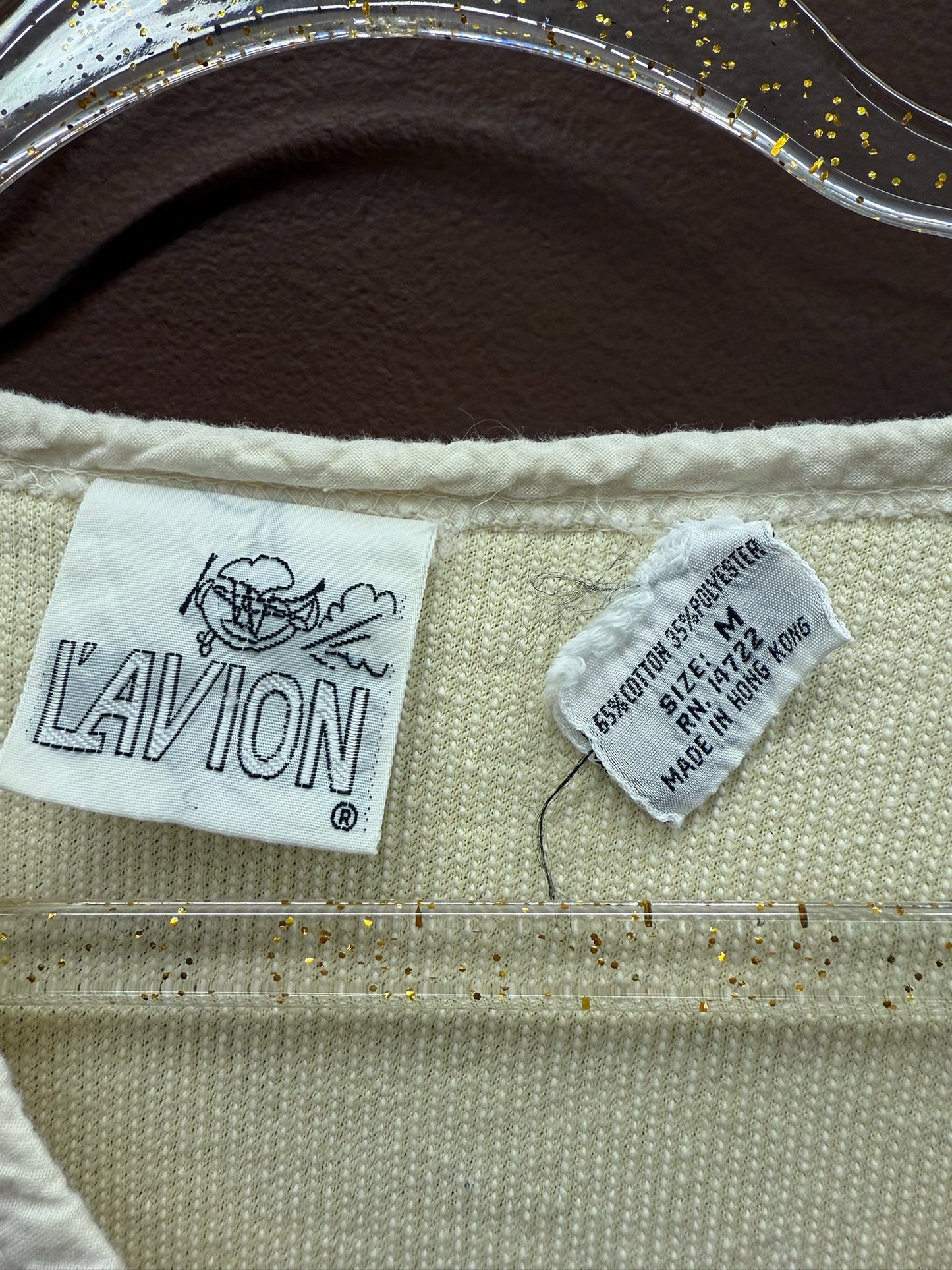 Ivory V-Neck Pocket Sweater