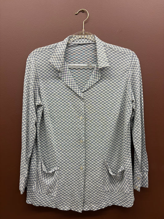 Grey Checkered Buttonup
