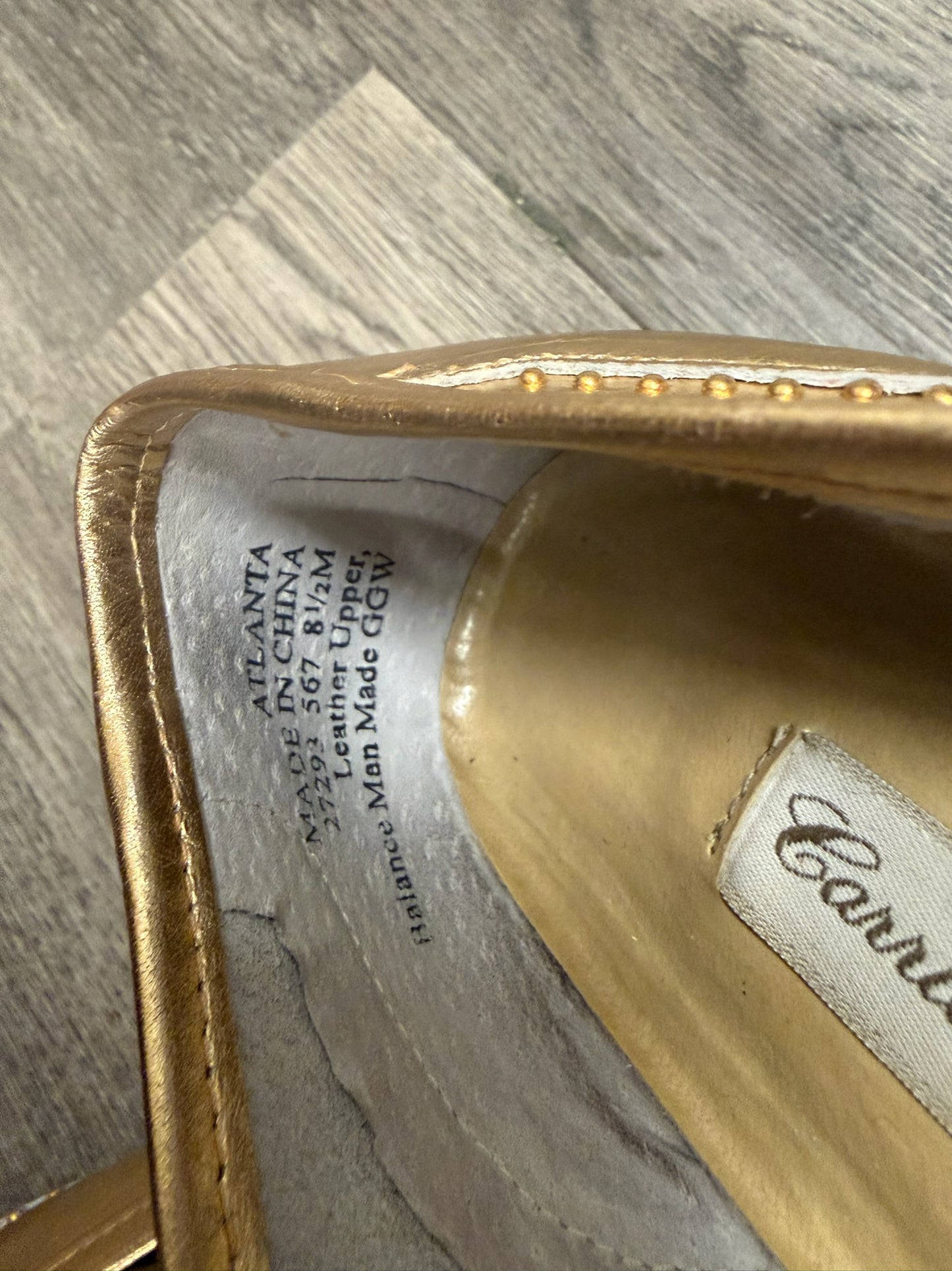 Gold Loafers