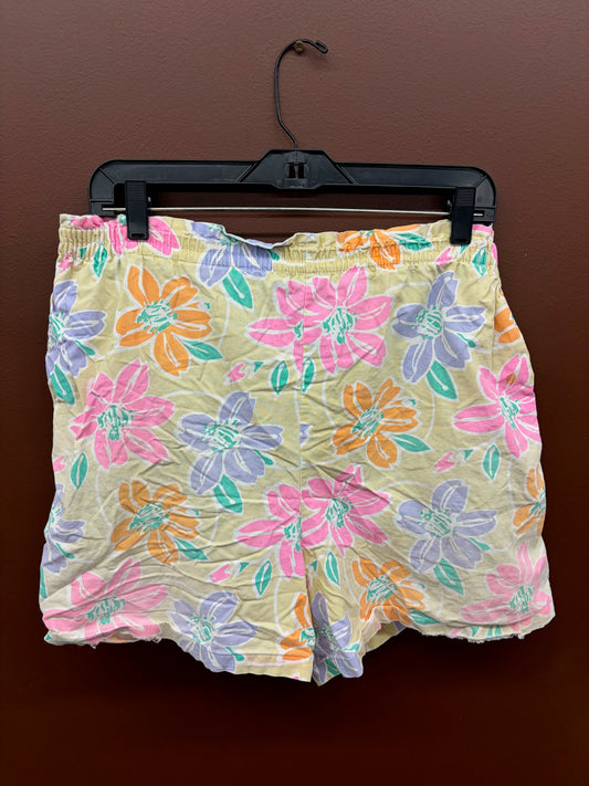 Neon Flower Shorts