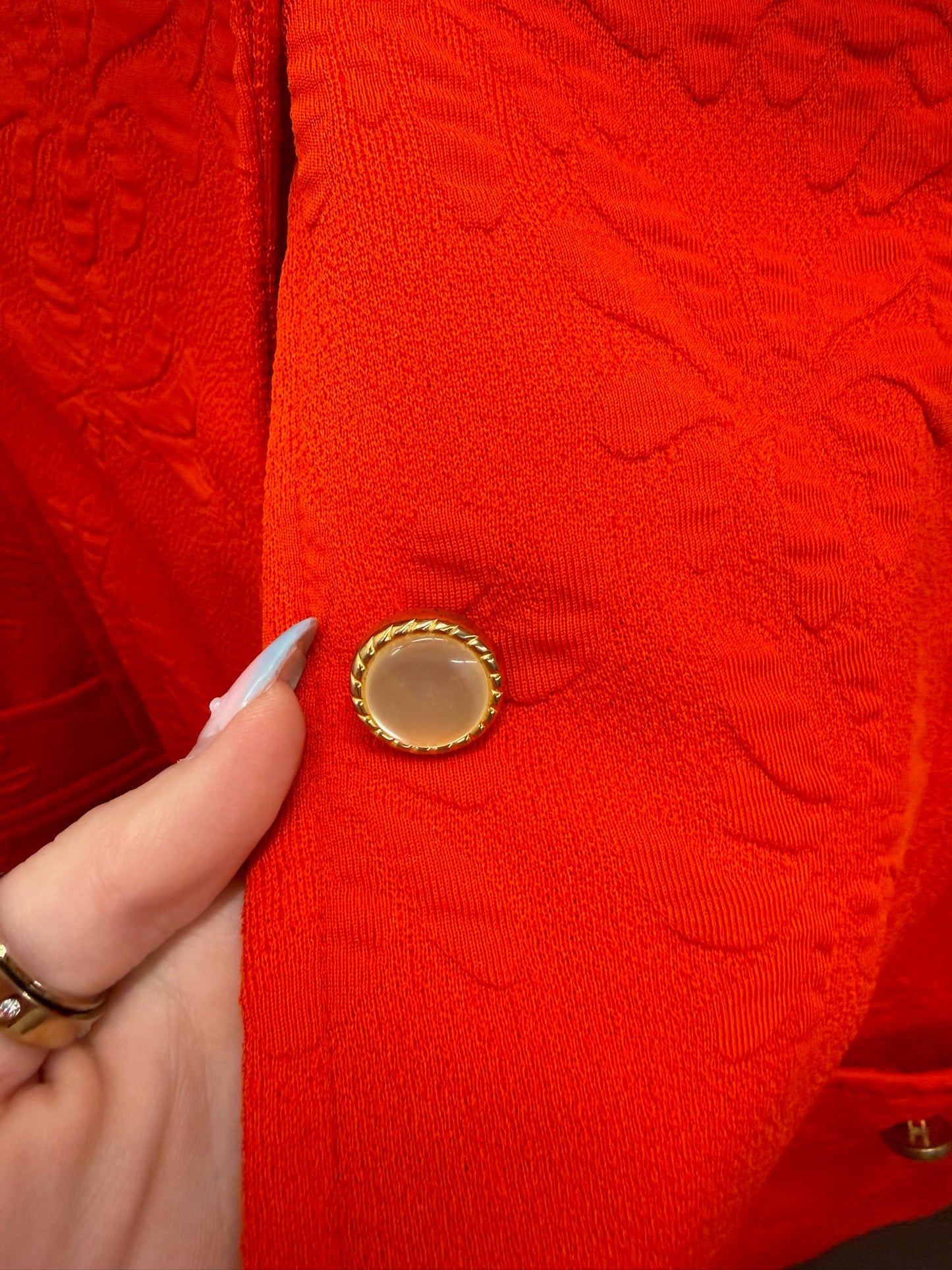 Red Embossed Jacket