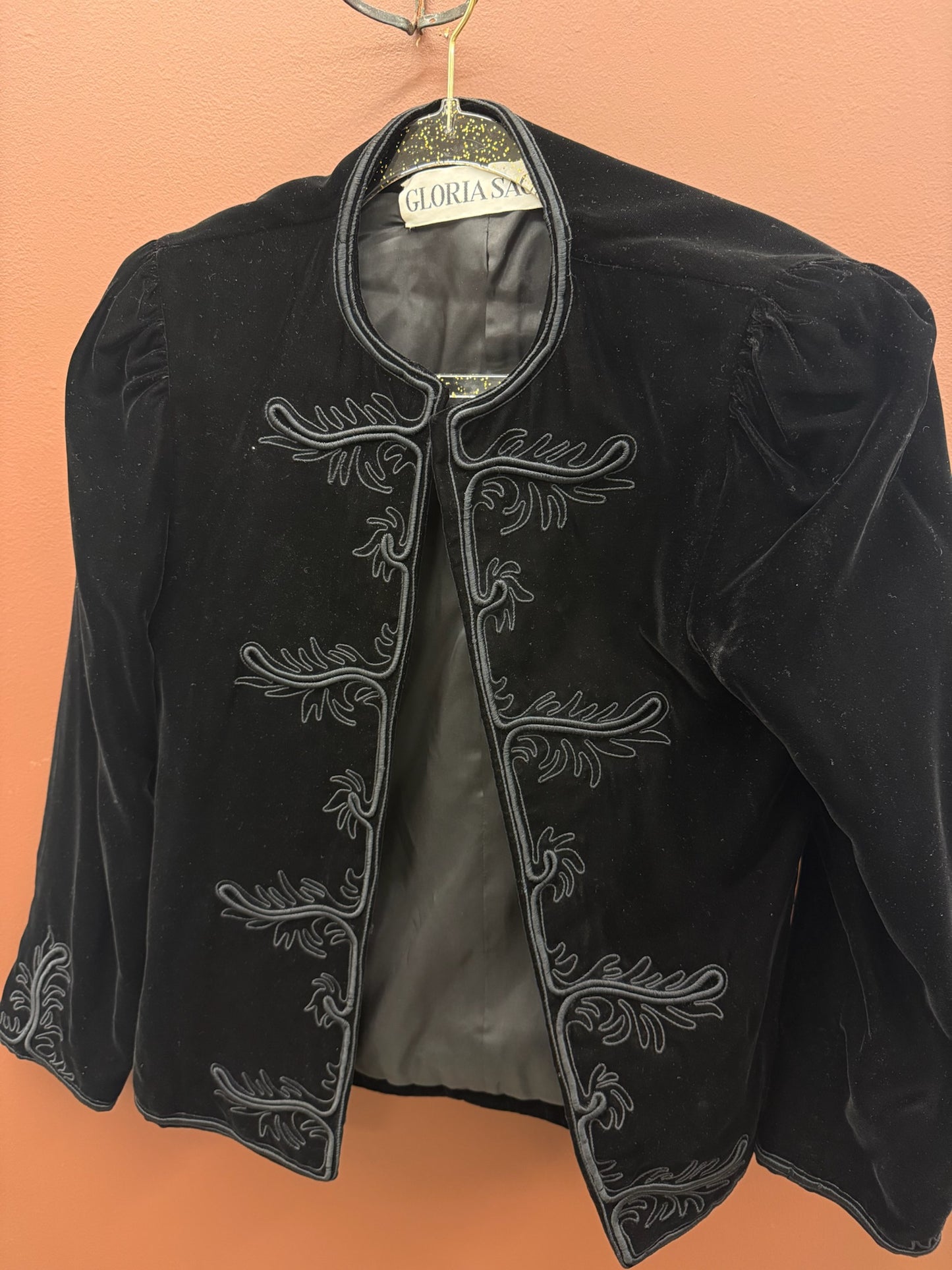 Vintage Gloria Sachs Velvet Jacket
